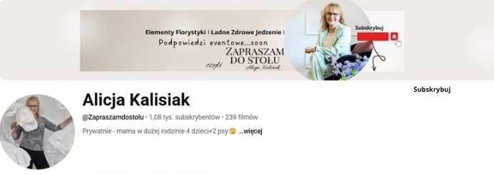 Zapraszamdo stołu na youtube
